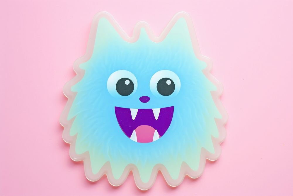 Cute monster shape anthropomorphic representation. AI generated Image by rawpixel.