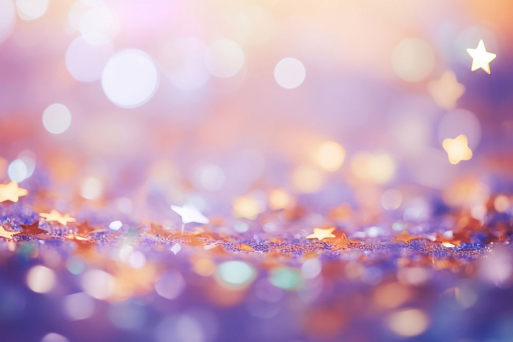 Star pattern bokeh effect background backgrounds glitter gold. AI generated Image by rawpixel.