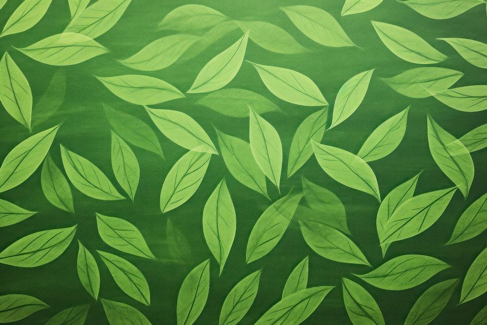 Green leaves backgrounds textured pattern. AI generated Image by rawpixel.