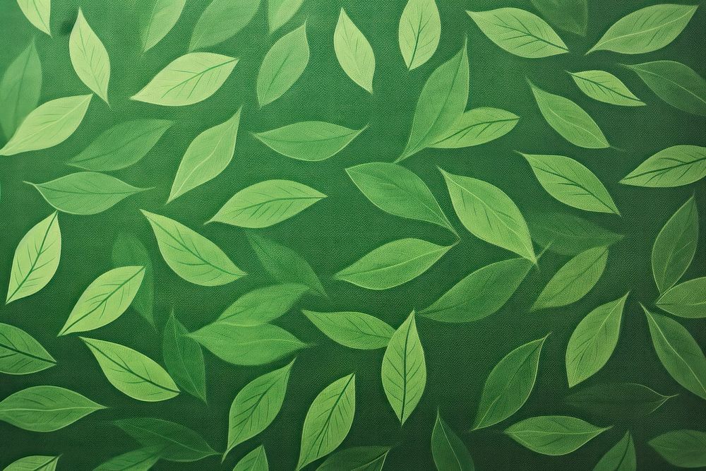 Green leaves backgrounds textured pattern. AI generated Image by rawpixel.