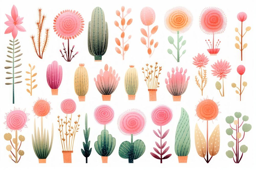 Cactus backgrounds flower plant. AI generated Image by rawpixel.