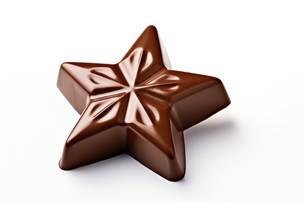 Chocolate dessert food star. AI generated Image by rawpixel.
