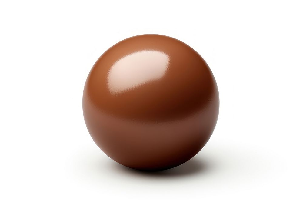 Bowling ball chocolate sphere food. AI generated Image by rawpixel.