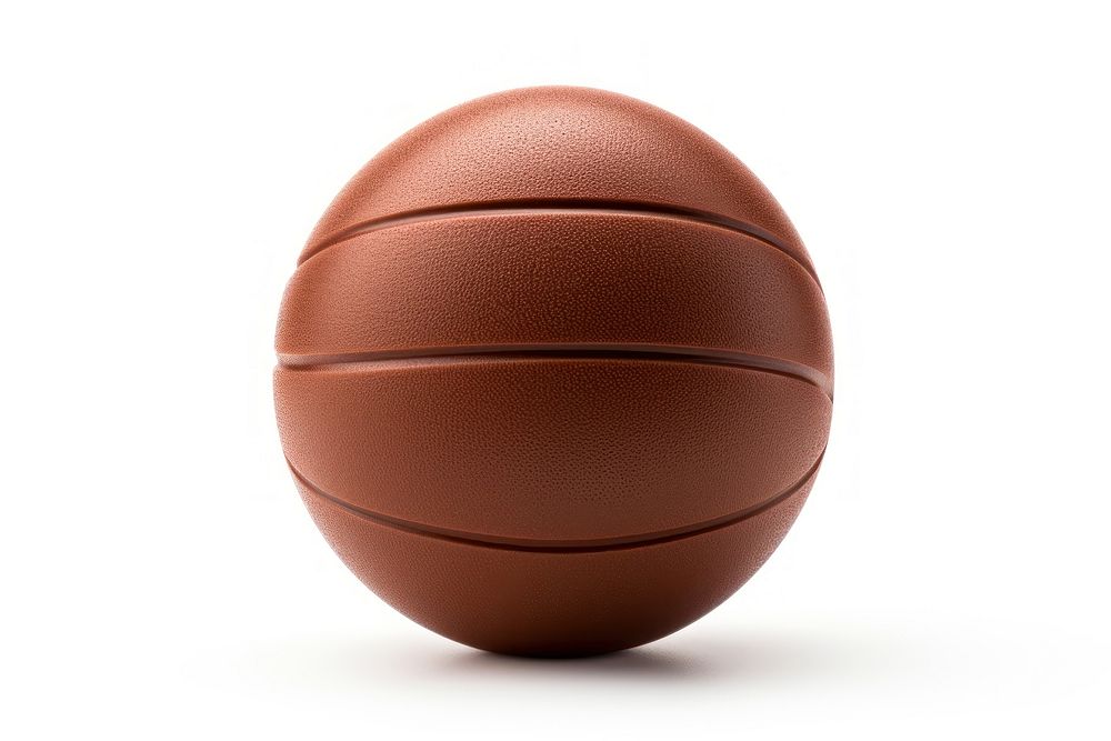 Basketball sports white background simplicity. AI generated Image by rawpixel.