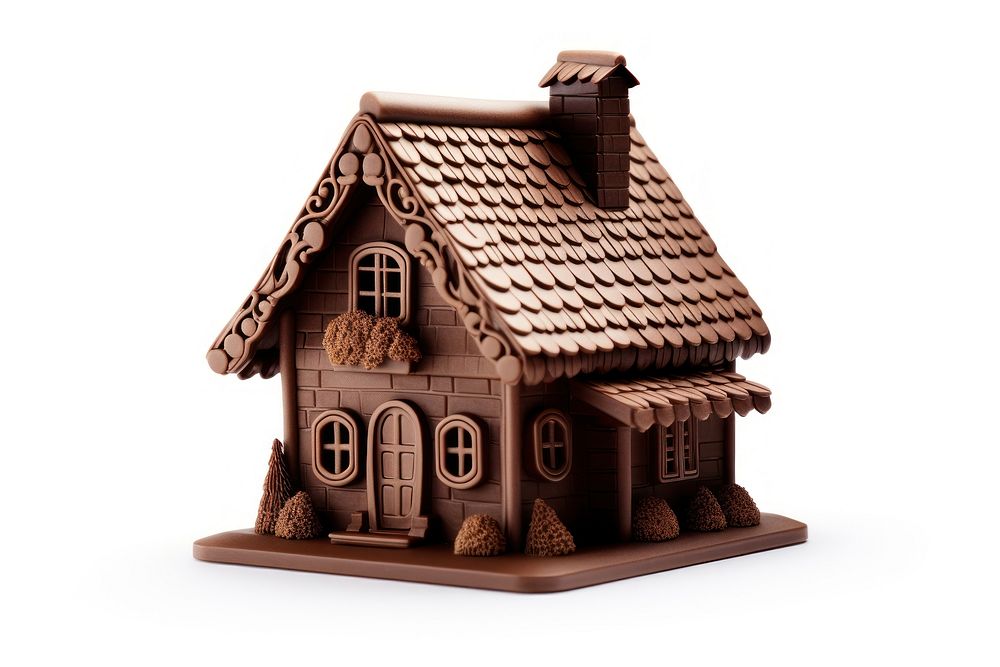 House architecture gingerbread building. AI generated Image by rawpixel.