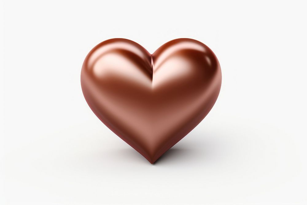 Heart chocolate white background ketchup. AI generated Image by rawpixel.