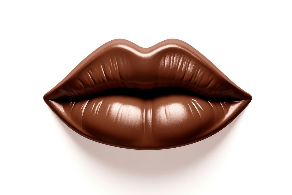 Lips cosmetics lipstick white background. AI generated Image by rawpixel.