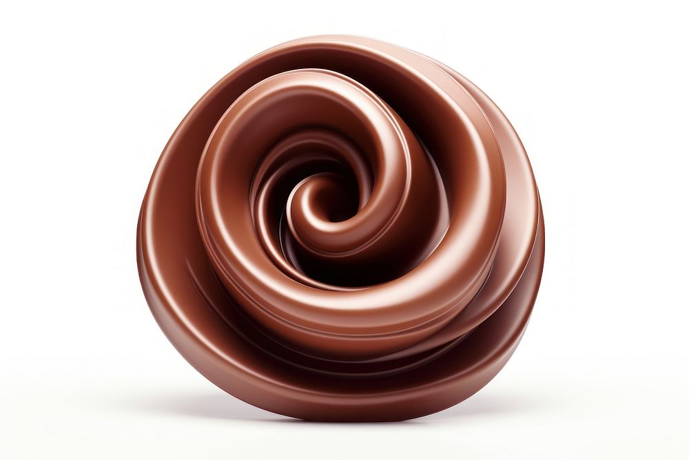 Spiral spring chocolate dessert food. AI generated Image by rawpixel.