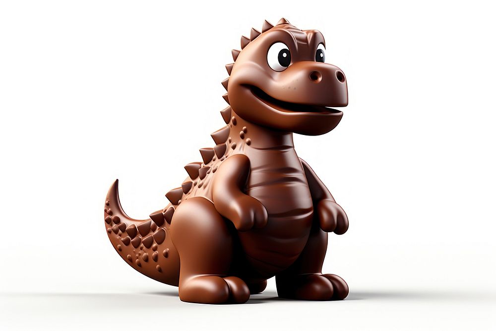 Toy dinosaur chocolate animal mammal. AI generated Image by rawpixel.