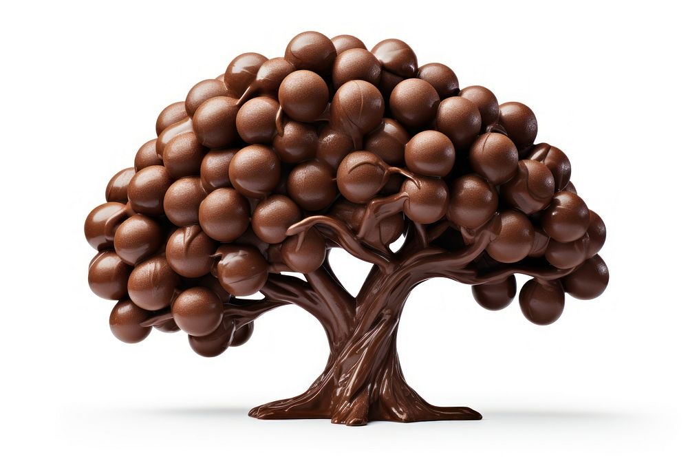 Tree chocolate plant food. AI generated Image by rawpixel.