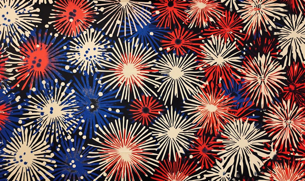 Colorful fireworks pattern backgrounds celebration. AI generated Image by rawpixel.