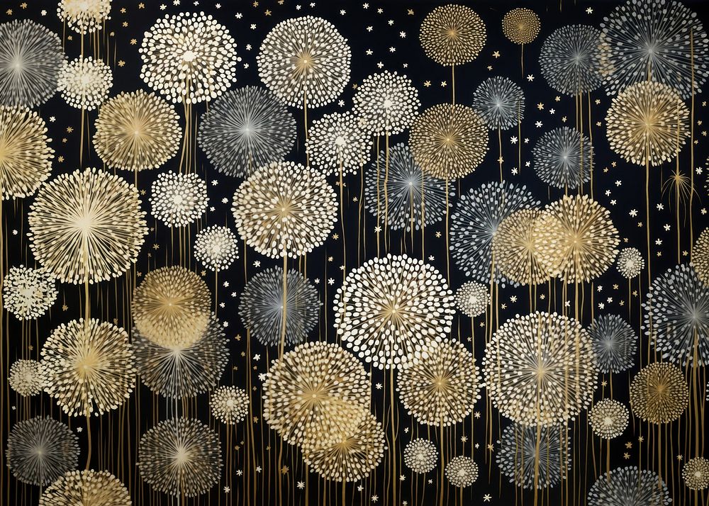 Gold and silver snow flakes backgrounds repetition decoration. AI generated Image by rawpixel.