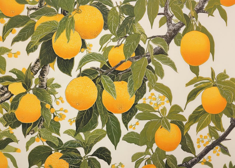 Lemons oranges limes grapefruit nature plant. AI generated Image by rawpixel.