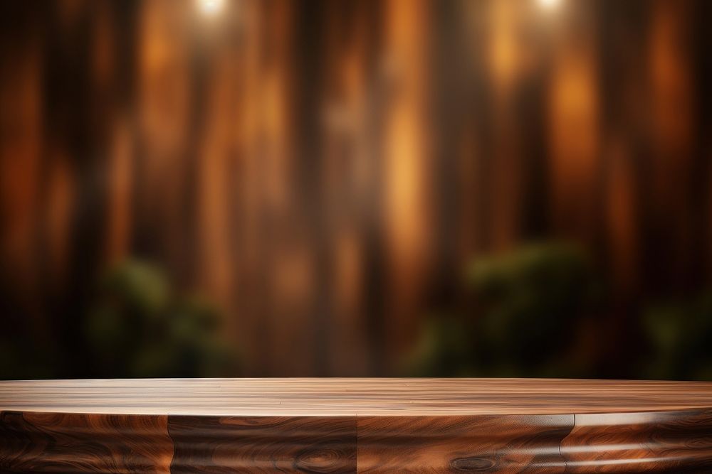 Wood backgrounds lighting table. 