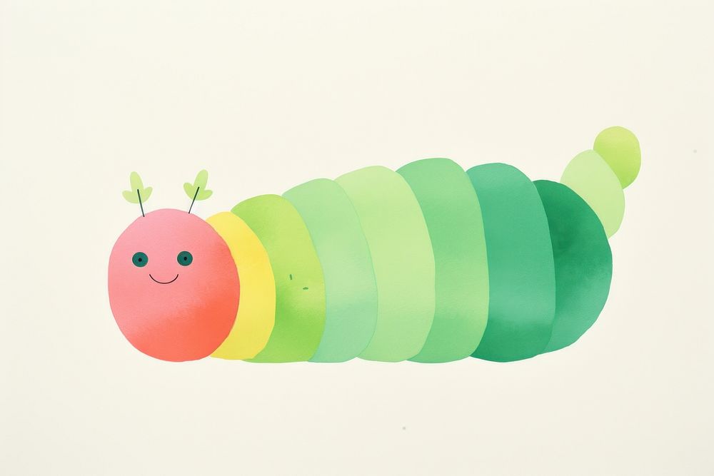Caterpillar representation creativity wildlife. AI generated Image by rawpixel.