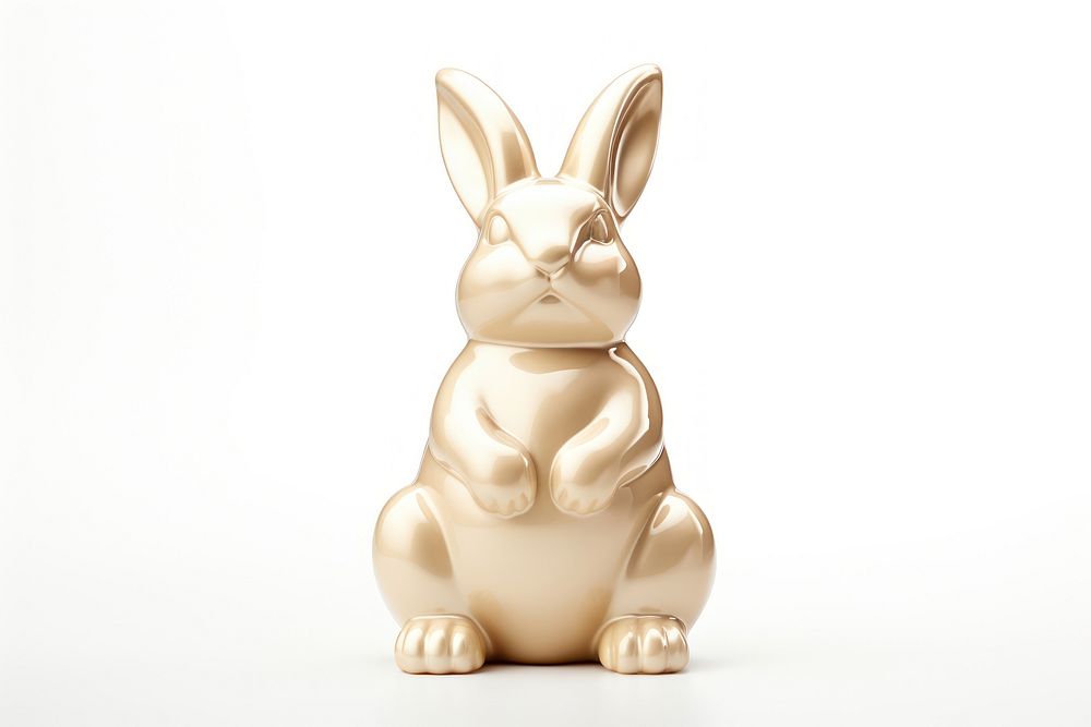 Easter bunny figurine animal mammal. AI generated Image by rawpixel.