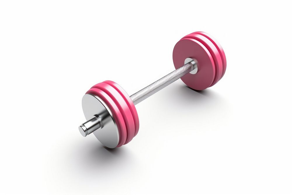 Barbell sports gym white background. AI generated Image by rawpixel.
