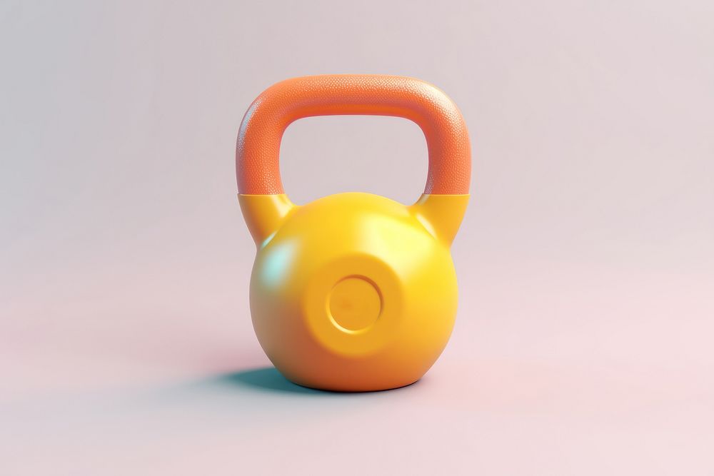 Kettlebell sports gym bodybuilding. AI generated Image by rawpixel.