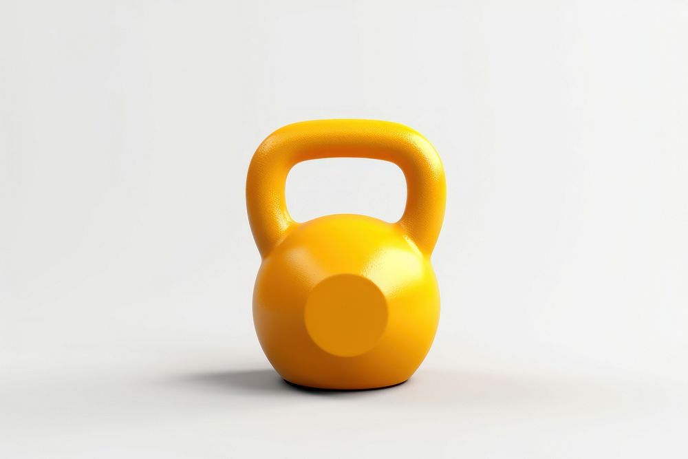 Kettlebell sports gym white background. AI generated Image by rawpixel.