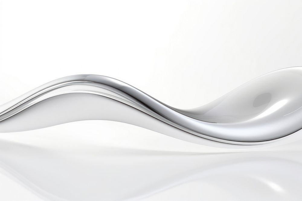 An abstract curve line backgrounds silver white. AI generated Image by rawpixel.