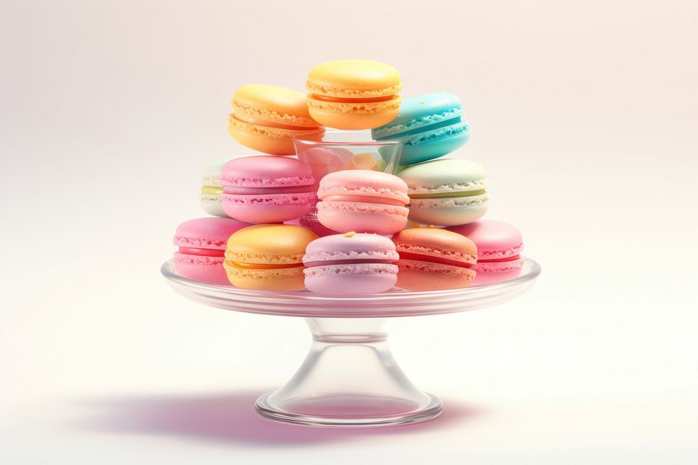 Macarons food confectionery arrangement. AI generated Image by rawpixel.