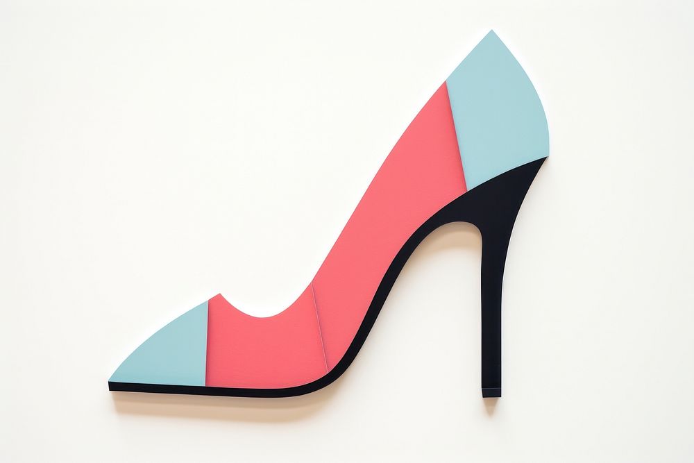 High-heeled shoe footwear clothing fashion. AI generated Image by rawpixel.