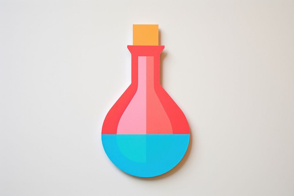 Laboratory test glass bottle creativity chemistry. AI generated Image by rawpixel.