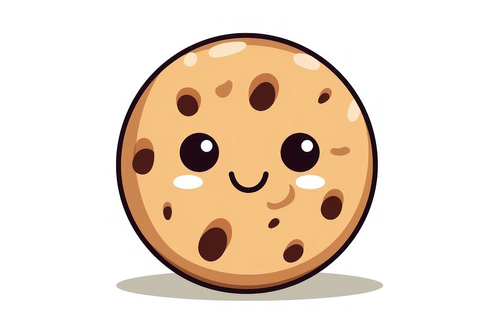 Cookie cartoon food anthropomorphic. AI generated Image by rawpixel.