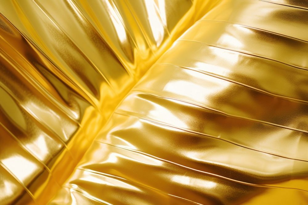 Banana leaf backgrounds gold transportation. AI generated Image by rawpixel.