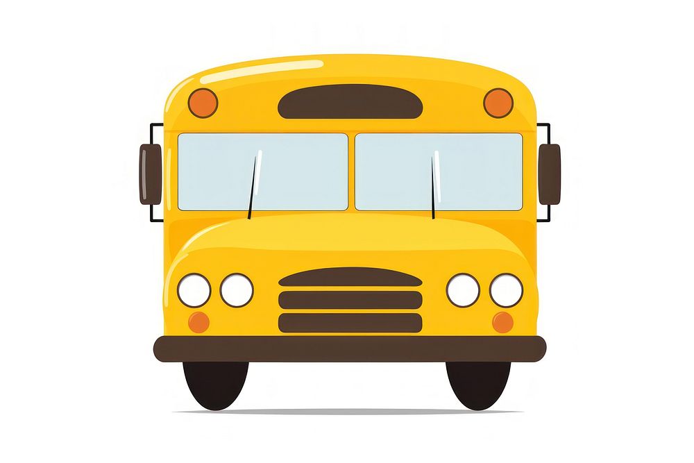 School bus vehicle car transportation. AI generated Image by rawpixel.