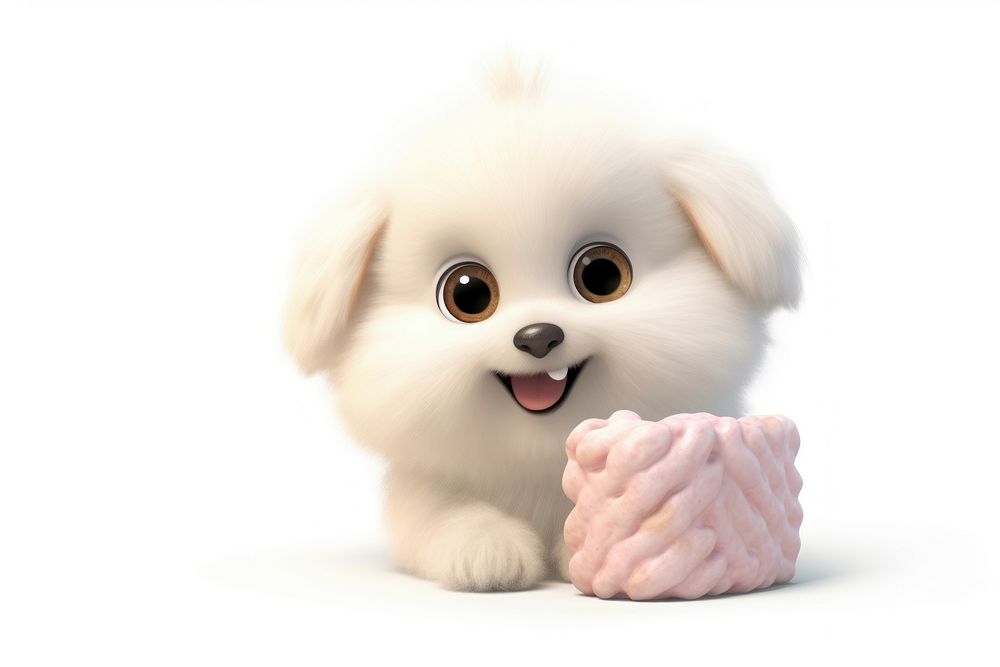 Shizu dog puppy mammal animal. AI generated Image by rawpixel.