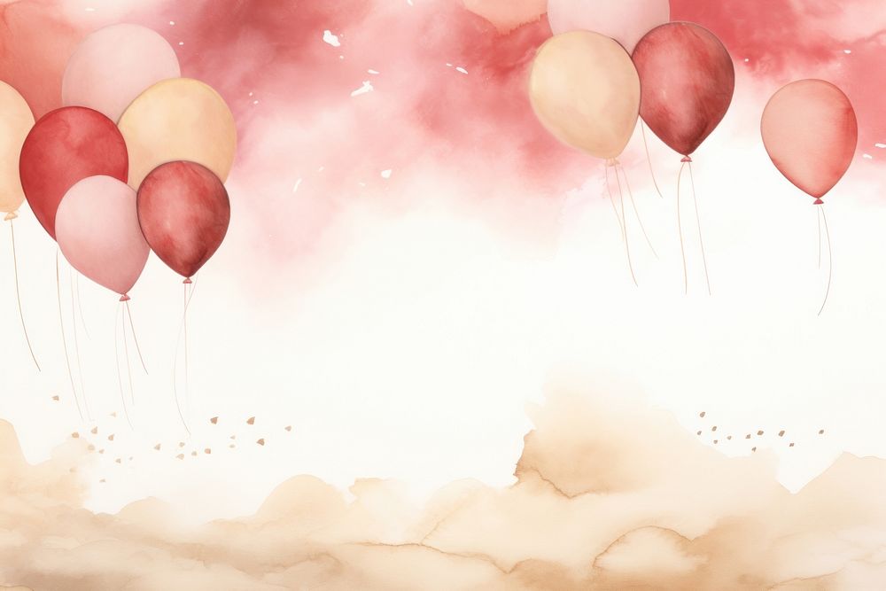 Balloons backgrounds celebration anniversary. AI generated Image by rawpixel.