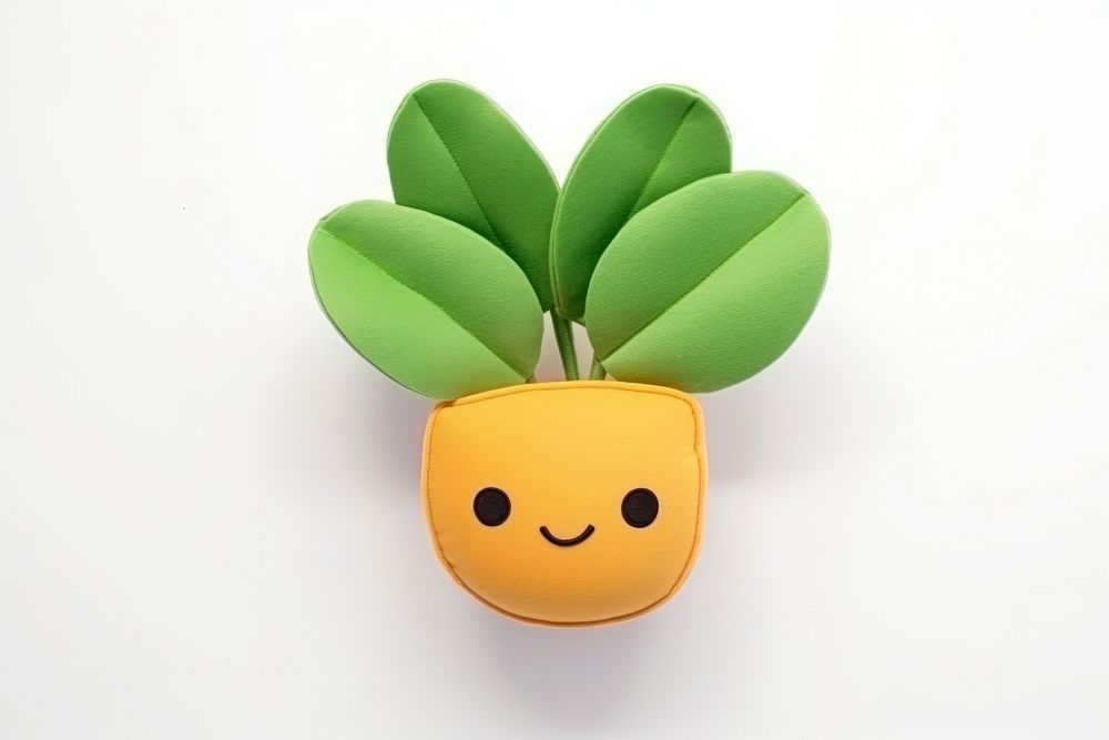 Houseplant cartoon leaf toy. AI generated Image by rawpixel.