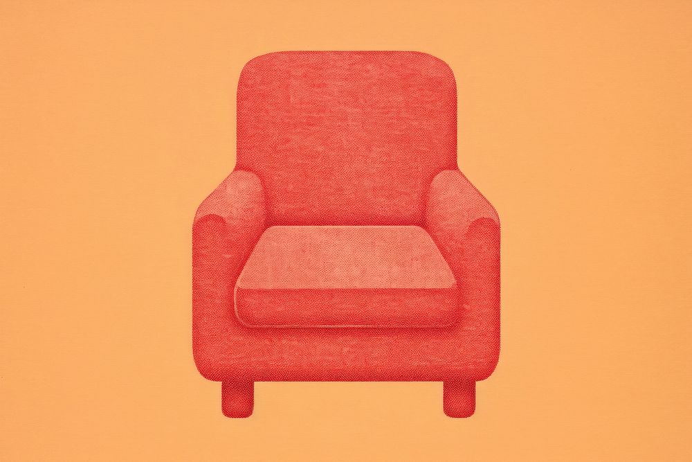 Armchair furniture comfortable rectangle. AI generated Image by rawpixel.
