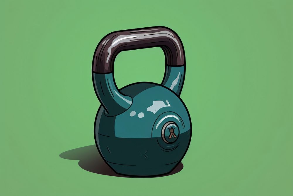 Kettlebell sports gym technology. AI generated Image by rawpixel.