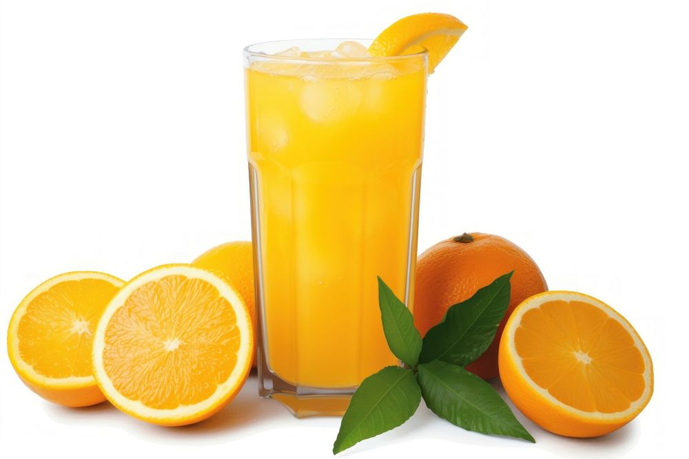 Orange drinks juice fruit plant. AI generated Image by rawpixel.