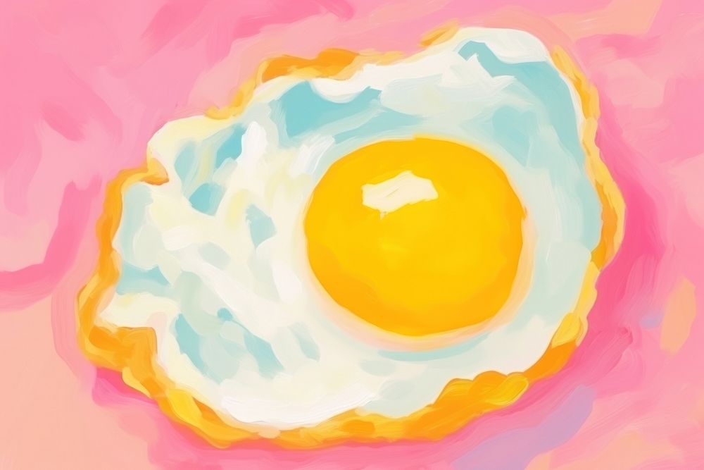 Fried egg backgrounds abstract food. AI generated Image by rawpixel.