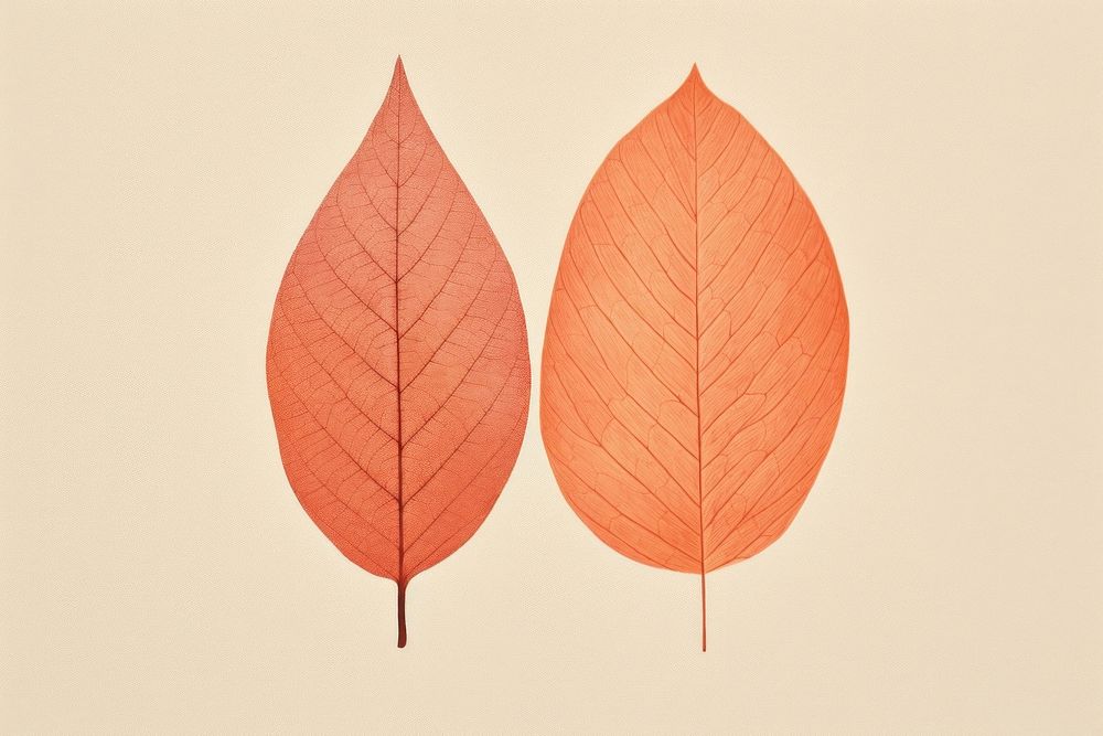 Autumn leaves plant petal leaf. AI generated Image by rawpixel.