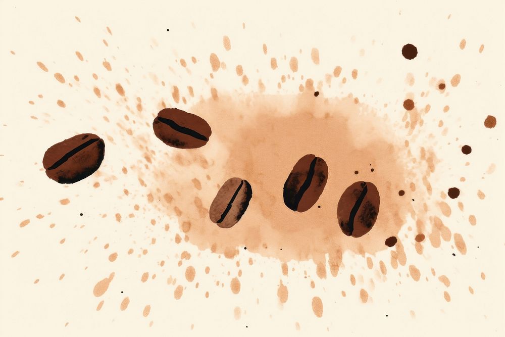 Coffee bean coffee beans refreshment freshness. AI generated Image by rawpixel.