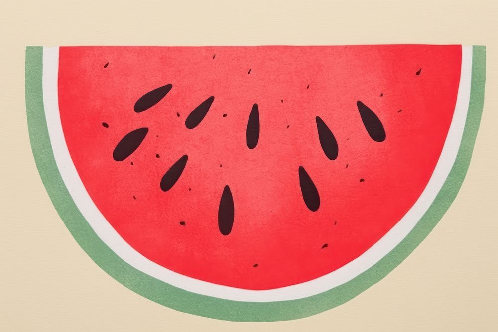 Watermelon shape fruit plant. AI generated Image by rawpixel.