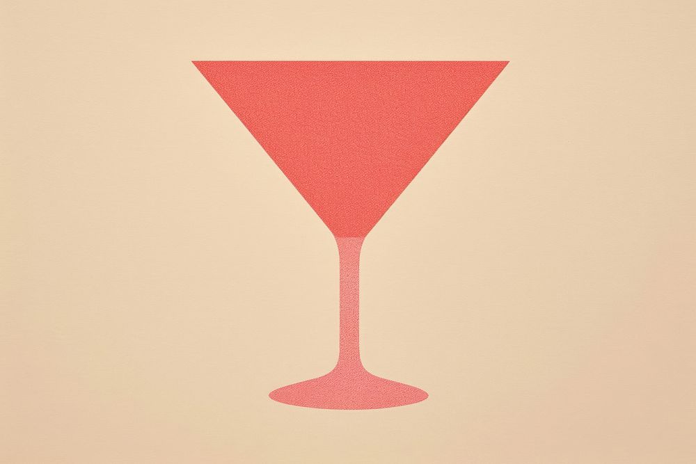 Martini cocktail glass drink. AI generated Image by rawpixel.