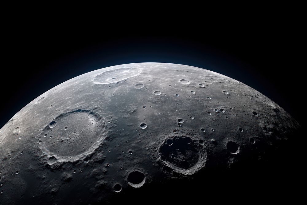 Moon space astronomy outdoors. AI generated Image by rawpixel.