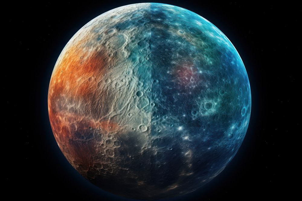 Moon space astronomy outdoors. AI generated Image by rawpixel.