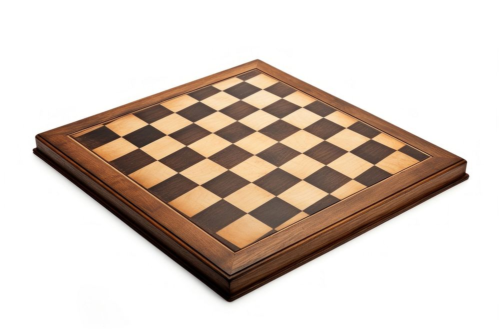 Chess board game white background intelligence. AI generated Image by rawpixel.