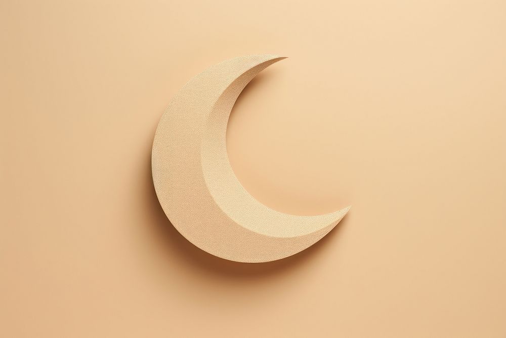 Crescent moon perfection simplicity astrology. AI generated Image by rawpixel.