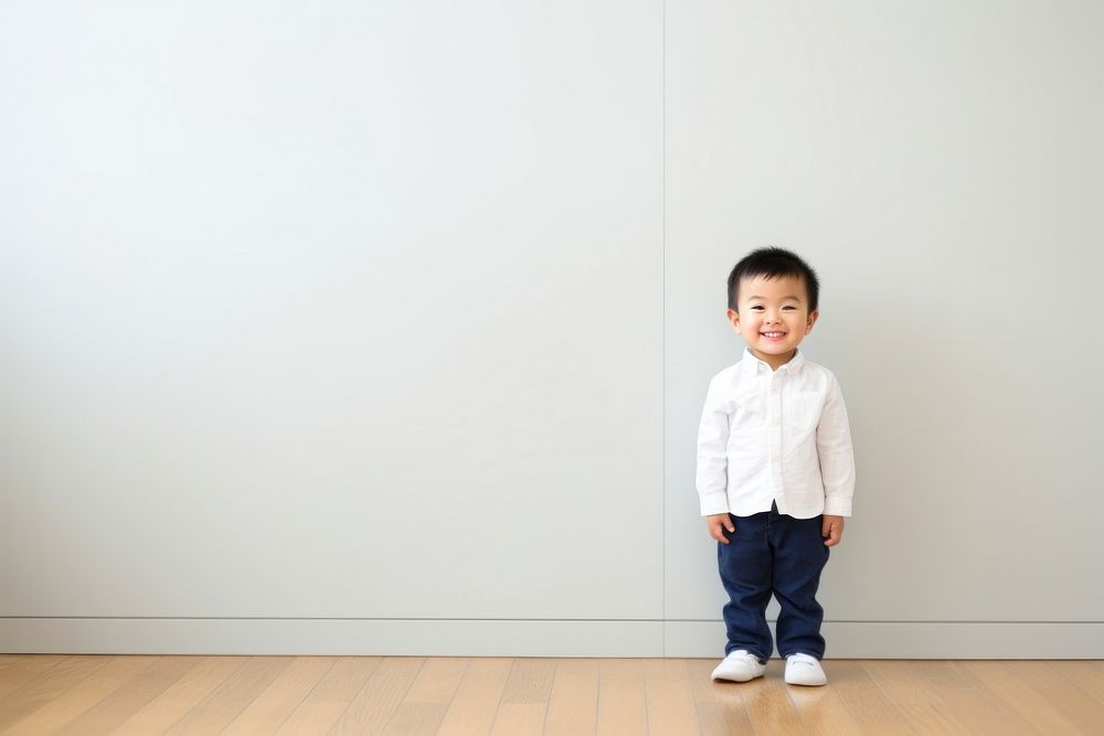 Child standing portrait photo. AI generated Image by rawpixel.