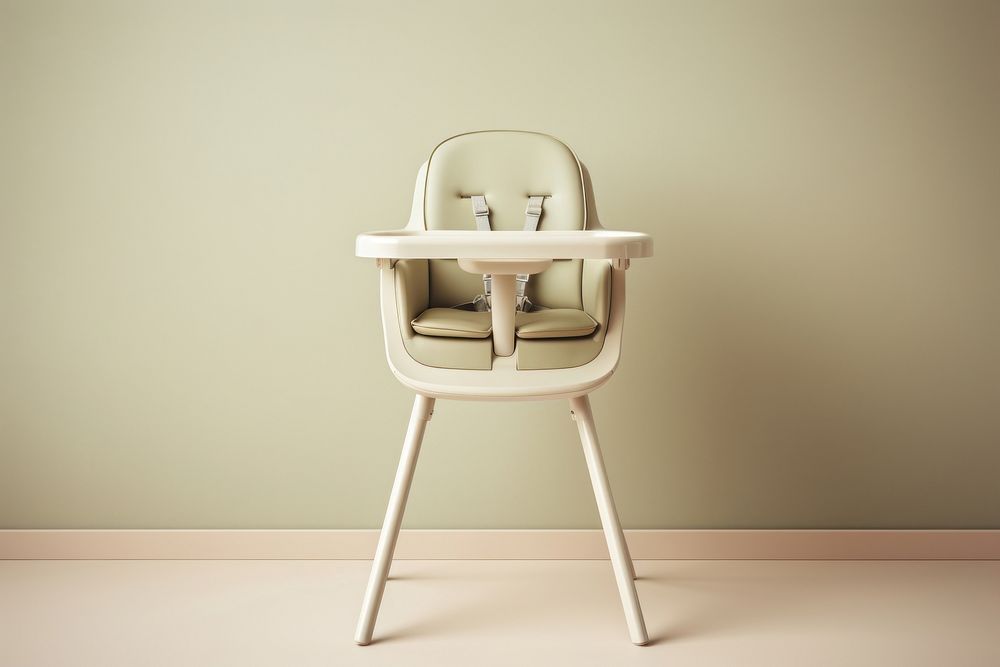 Eating chair of baby furniture wall architecture. AI generated Image by rawpixel.
