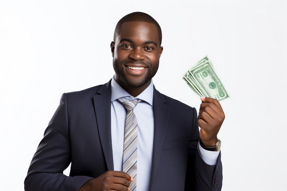 Affrican american businessman portrait holding | Premium Photo - rawpixel