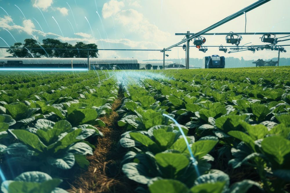 Ai Agriculture agriculture gardening outdoors. AI generated Image by rawpixel.
