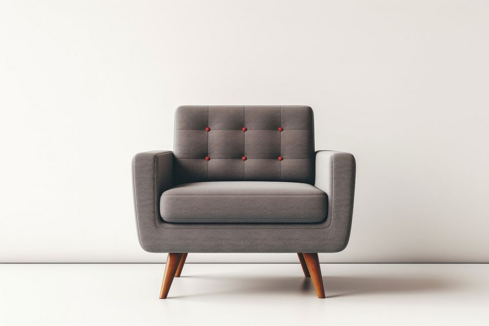 Armchair clean minimal style furniture white background architecture. AI generated Image by rawpixel.